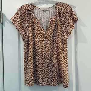 LOFT Floral Patterned Blouse